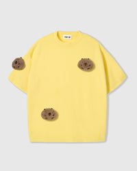 SLEEPY TEDDY SCATTER T-SHIRT — DILAW
