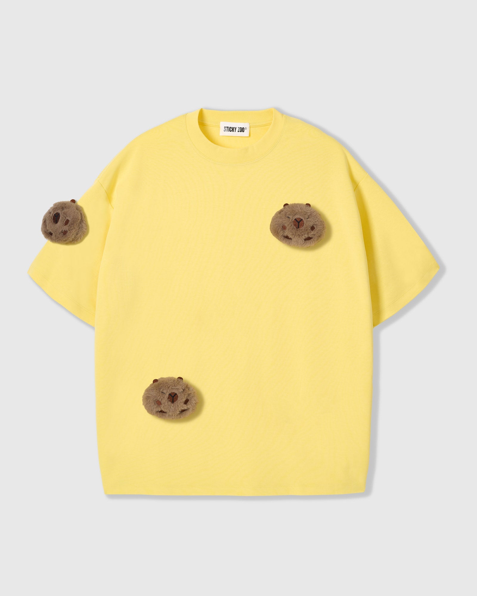 SLEEPY TEDDY SCATTER T-SHIRT — DILAW
