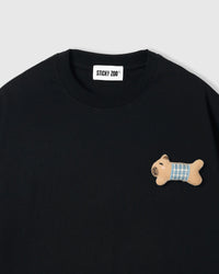 BLUE CHECK PUPPY SCATTER T-SHIRT — ITIM