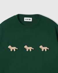 TRIO NG SPOTTY NA TUTA NA T-SHIRT — BERDE