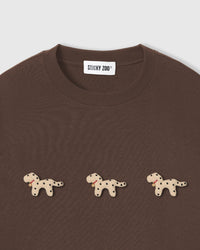 TRIO NG SPOTTY NA TUTA NA T-SHIRT — KAYUMANGGI