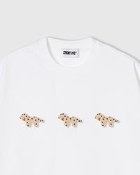 TRIO NG SPOTTY NA TUTA NA T-SHIRT — PUTI