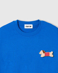 POLKA PUPPY SCATTER T-SHIRT — ASUL