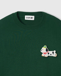 SPOTTY PUPPY SCATTER T-SHIRT — BERDE