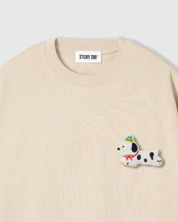SPOTTY PUPPY SCATTER T-SHIRT — KREM
