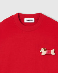 POLKA PUPPY SCATTER T-SHIRT — PULA