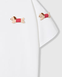 POLKA PUPPY SCATTER T-SHIRT — PUTI
