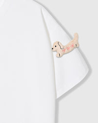 BOW PUPPY SCATTER T-SHIRT — PUTI