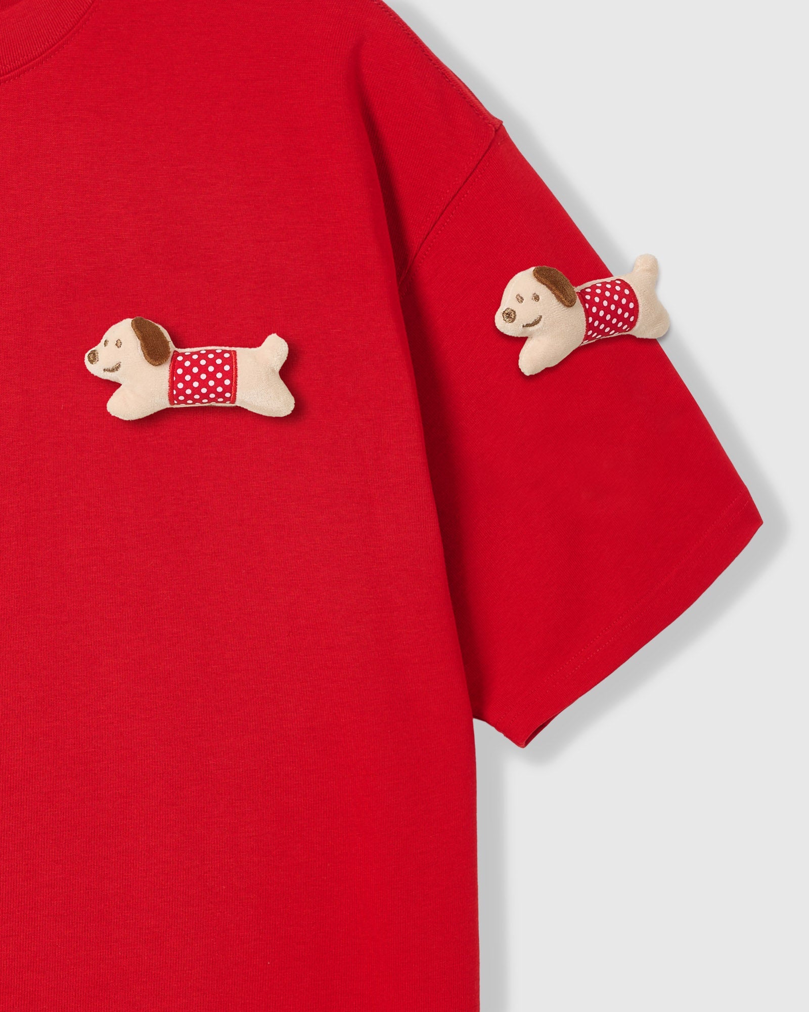 POLKA PUPPY SCATTER T-SHIRT — PULA