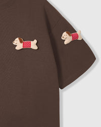 POLKA PUPPY SCATTER T-SHIRT — KAYUMANGGI