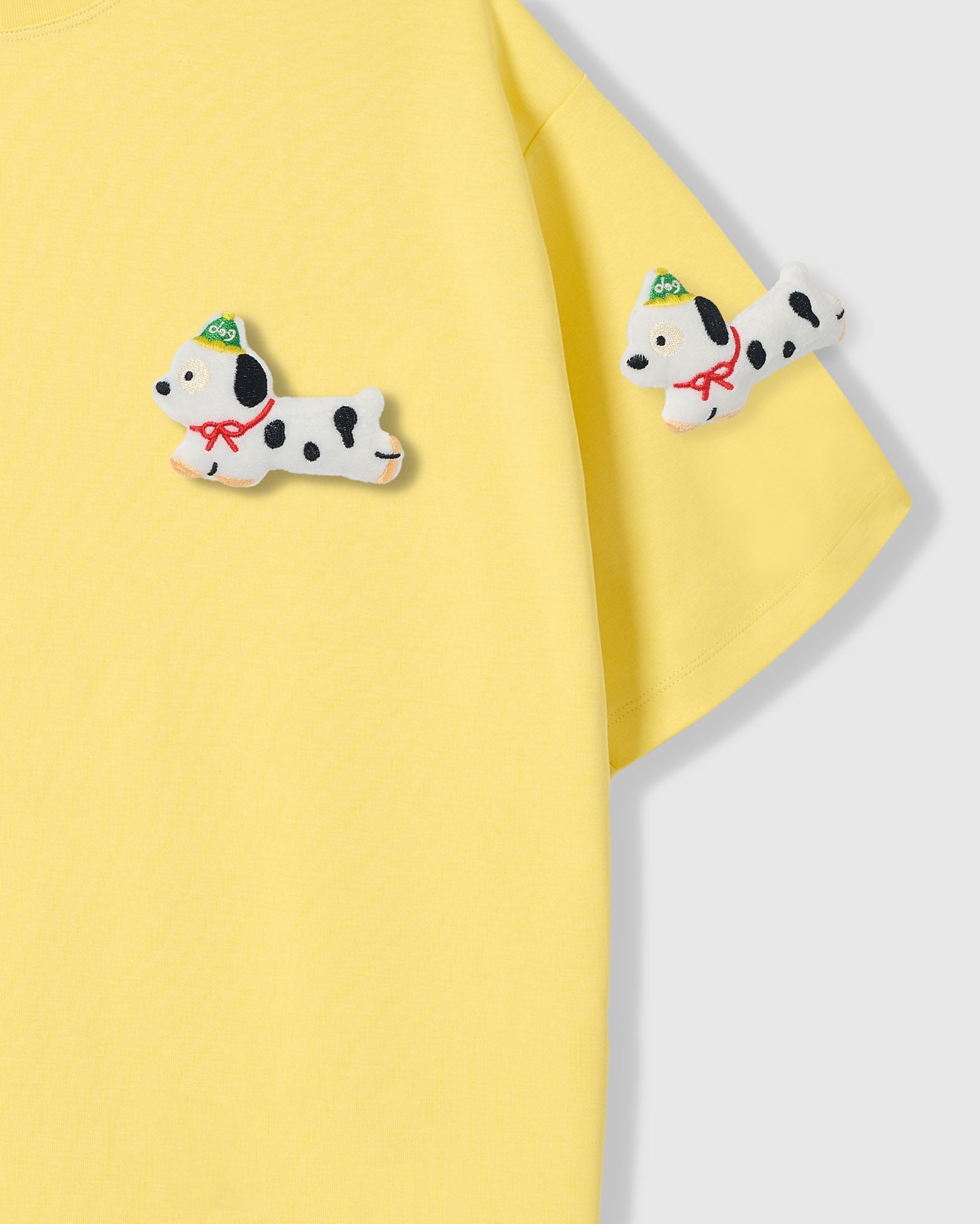 SPOTTY PUPPY SCATTER T-SHIRT — DILAW