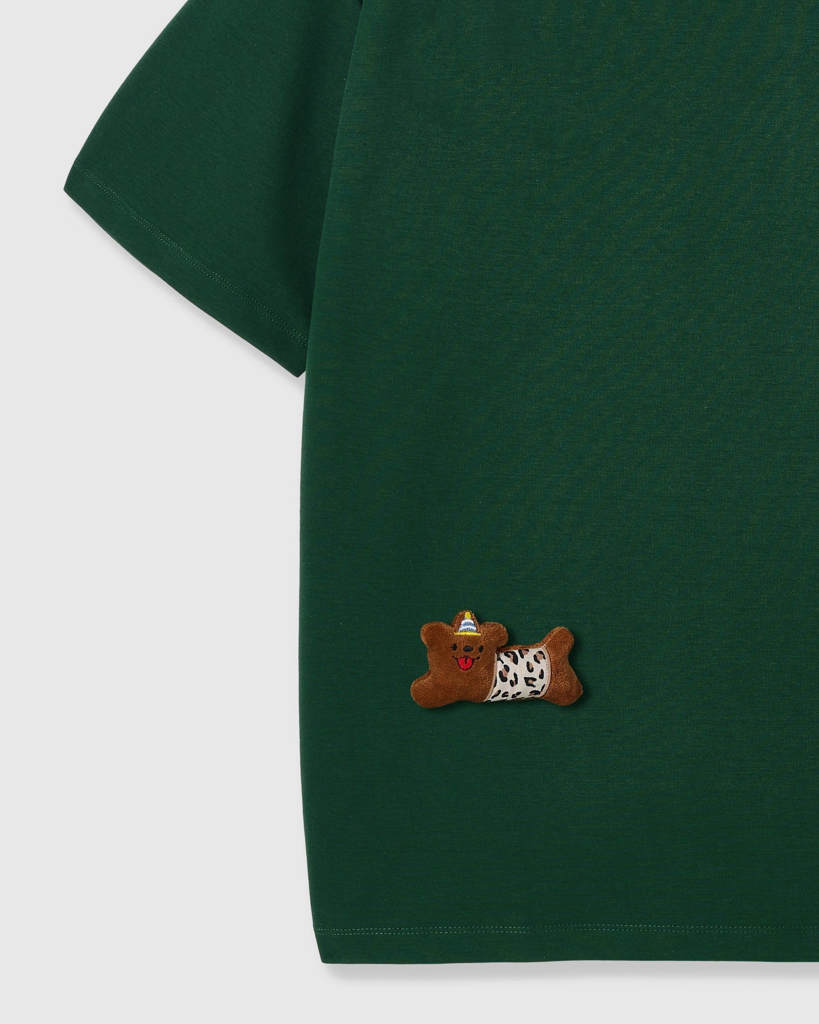 WILD TEDDY NA NAGKAKALAT NA T-SHIRT — BERDE