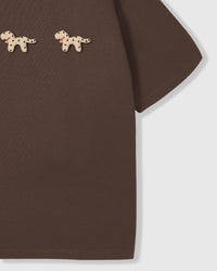TRIO NG SPOTTY NA TUTA NA T-SHIRT — KAYUMANGGI