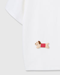POLKA PUPPY SCATTER T-SHIRT — PUTI
