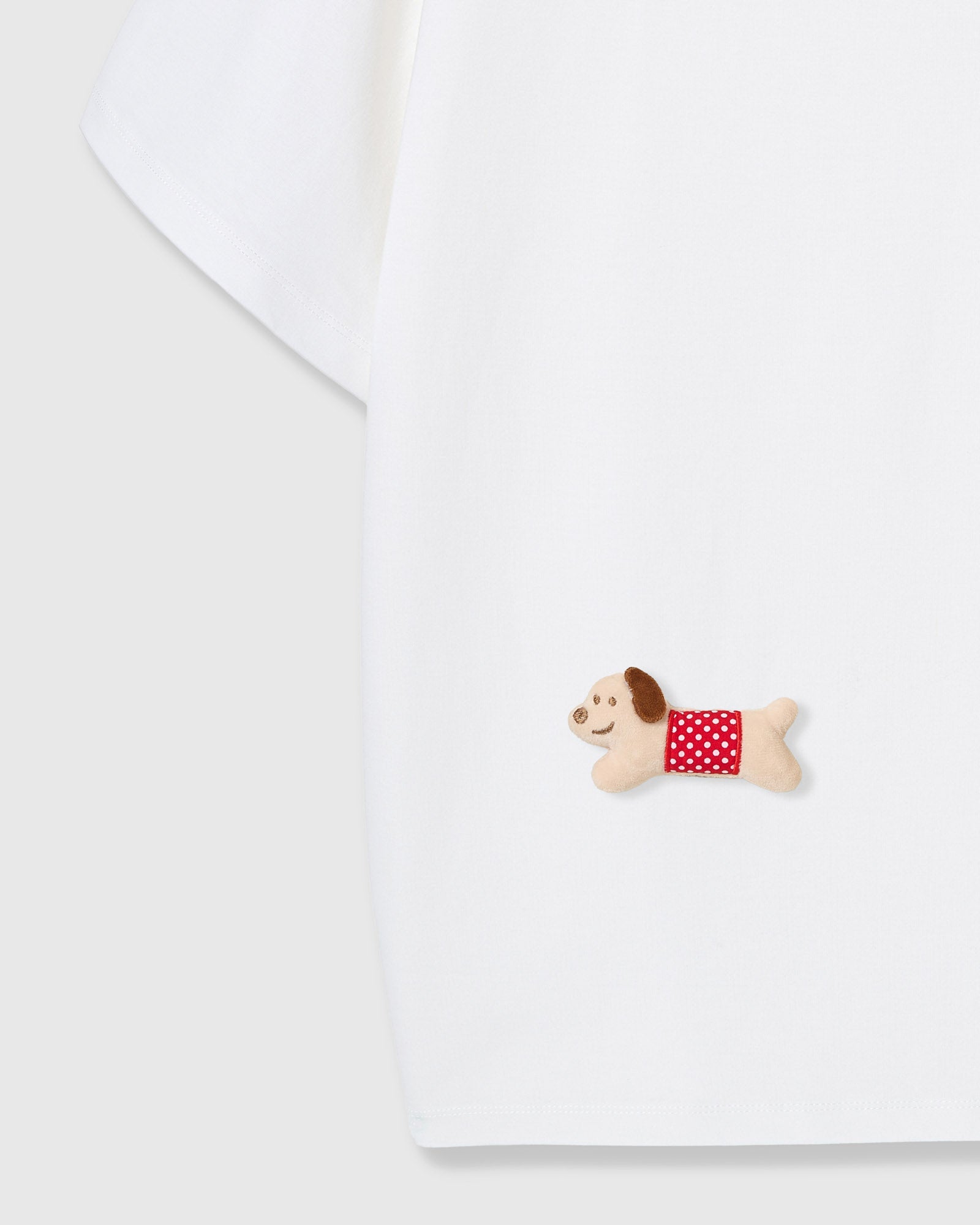 POLKA PUPPY SCATTER T-SHIRT — PUTI