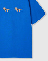 TRIO NG SPOTTY NA TUTA NA T-SHIRT — ASUL