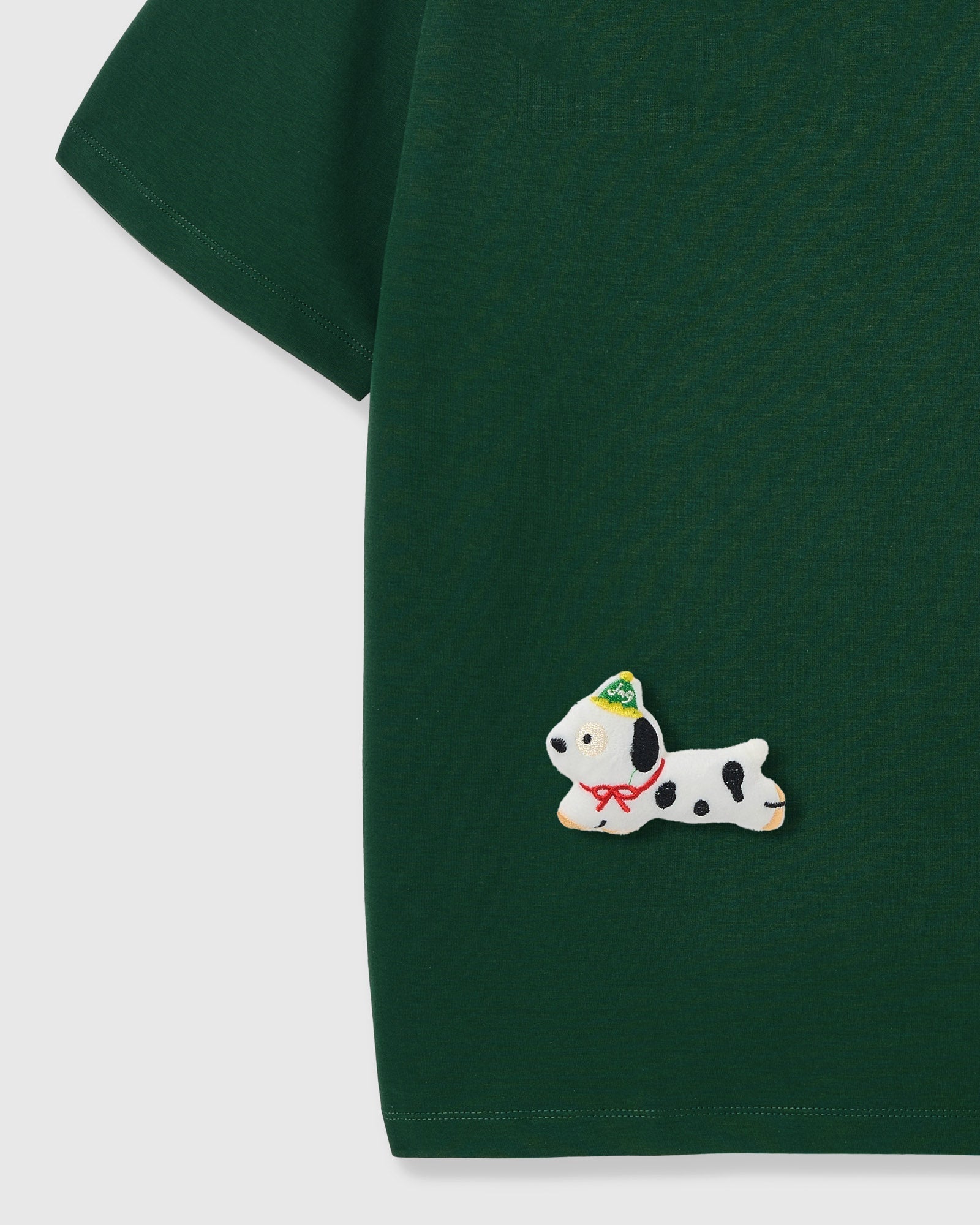 SPOTTY PUPPY SCATTER T-SHIRT — BERDE