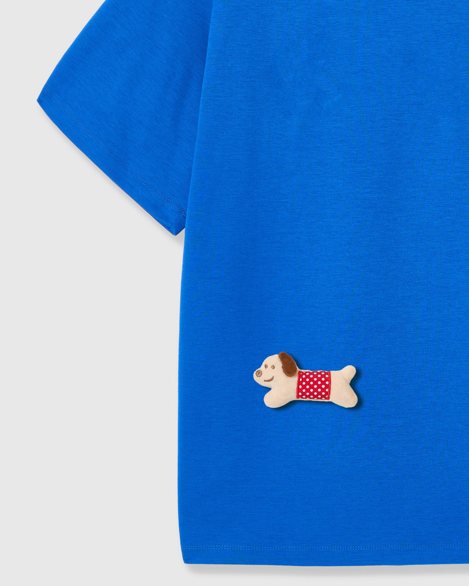POLKA PUPPY SCATTER T-SHIRT — ASUL