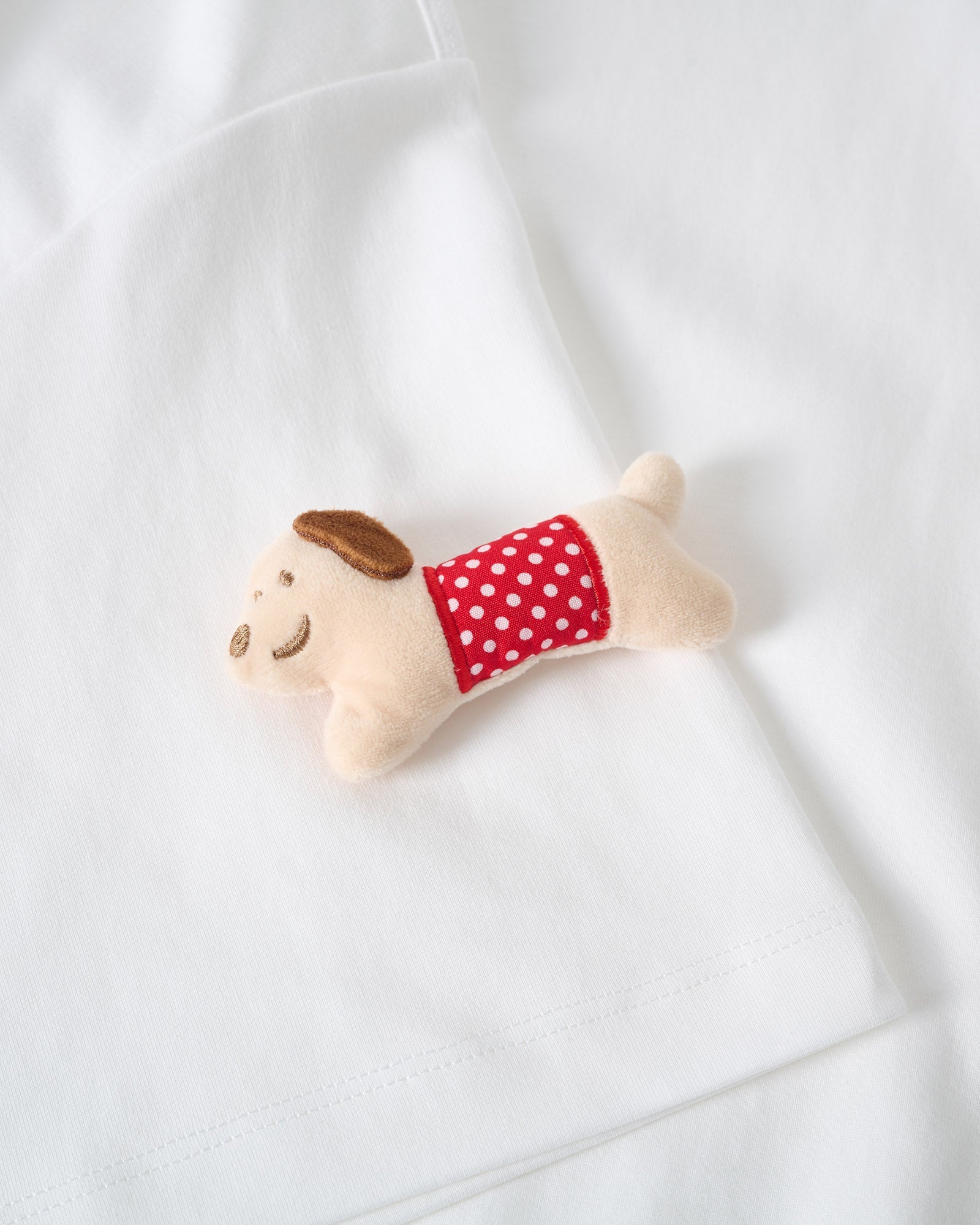 POLKA PUPPY SCATTER T-SHIRT — PUTI