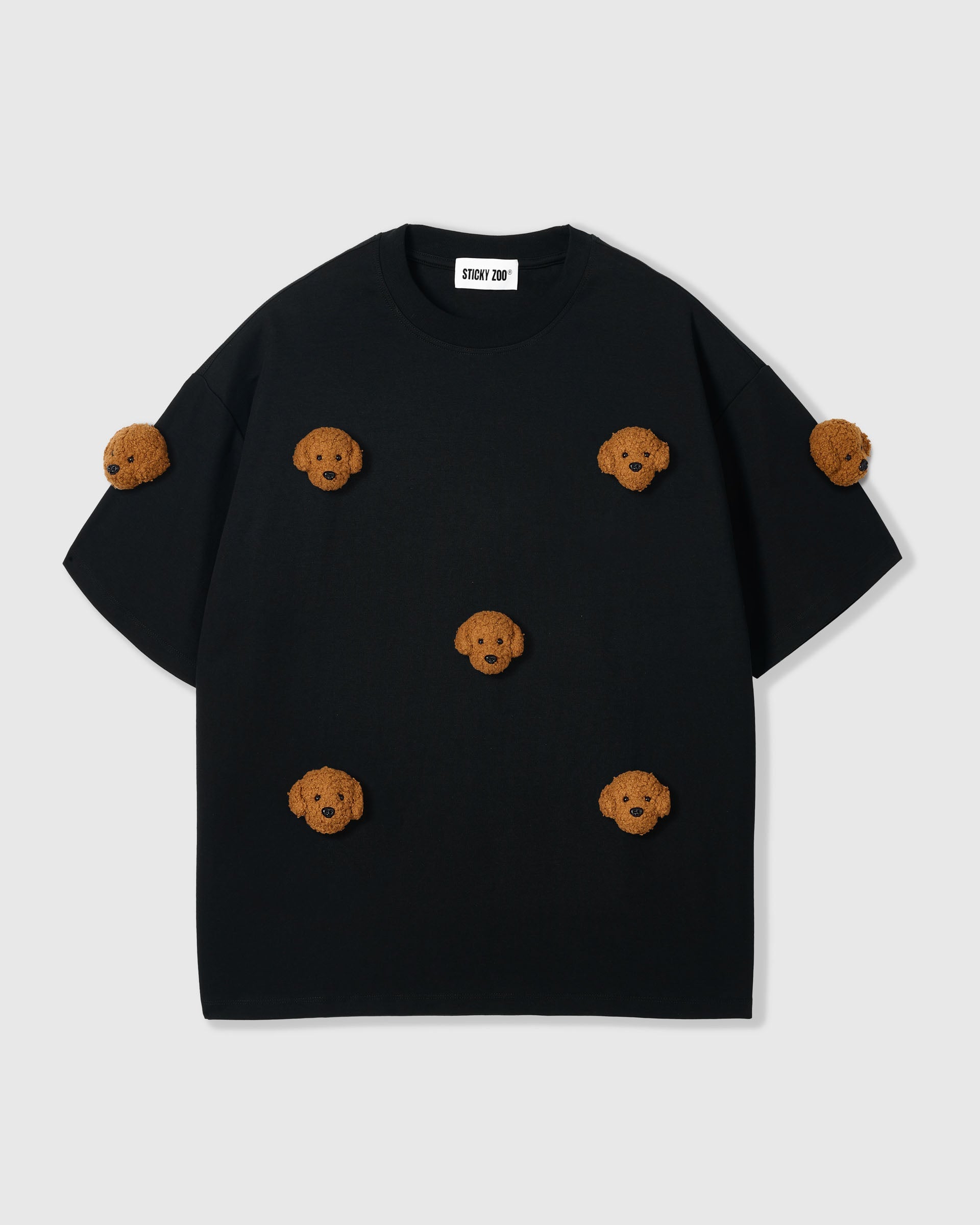 POODLE PARADE NA T-SHIRT