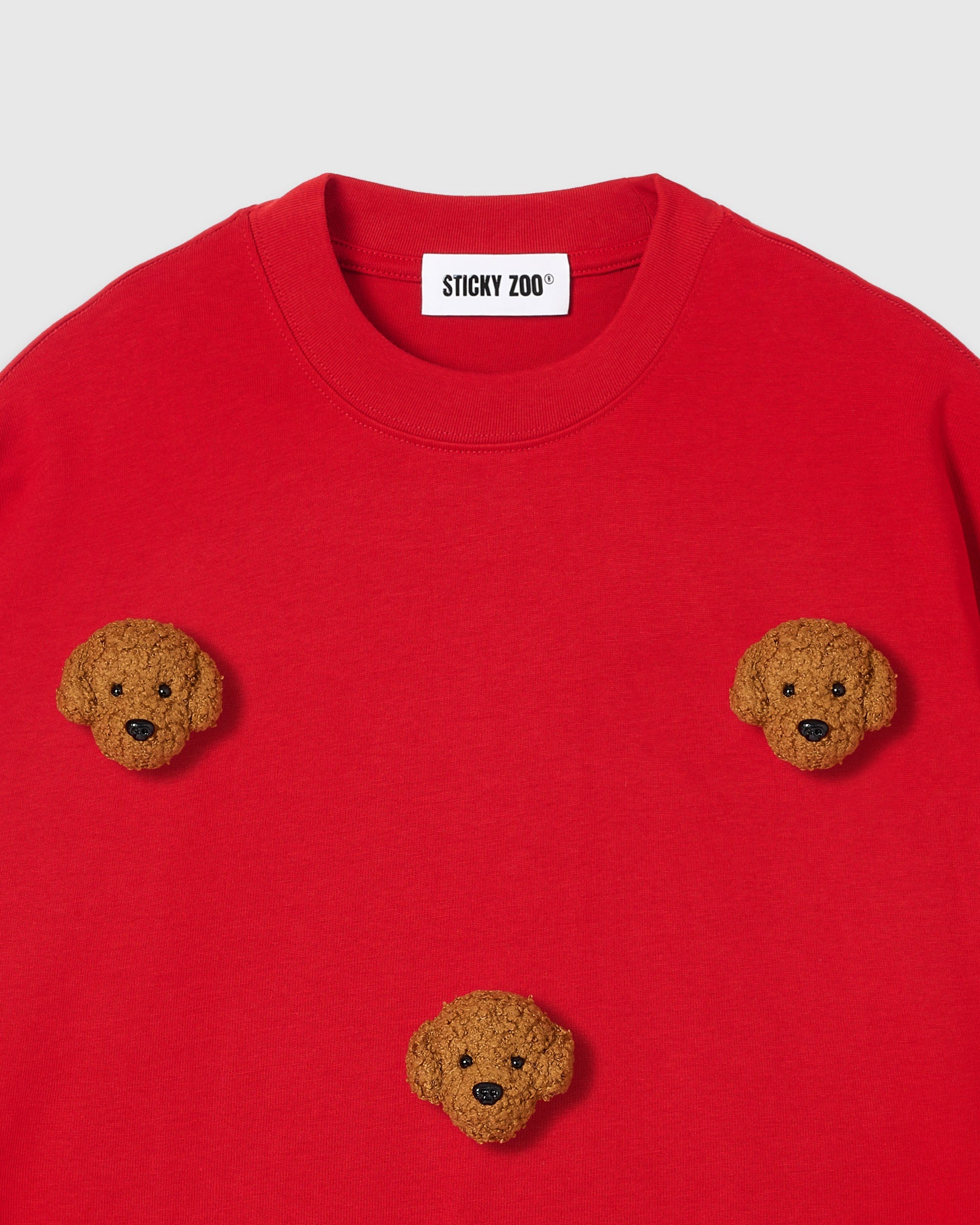 POODLE PARADE NA T-SHIRT