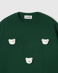 TEDDY CHECK-EAR NA PALAMUT NA T-SHIRT