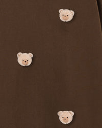 TEDDY CHECK-EAR SWEATSHIRT