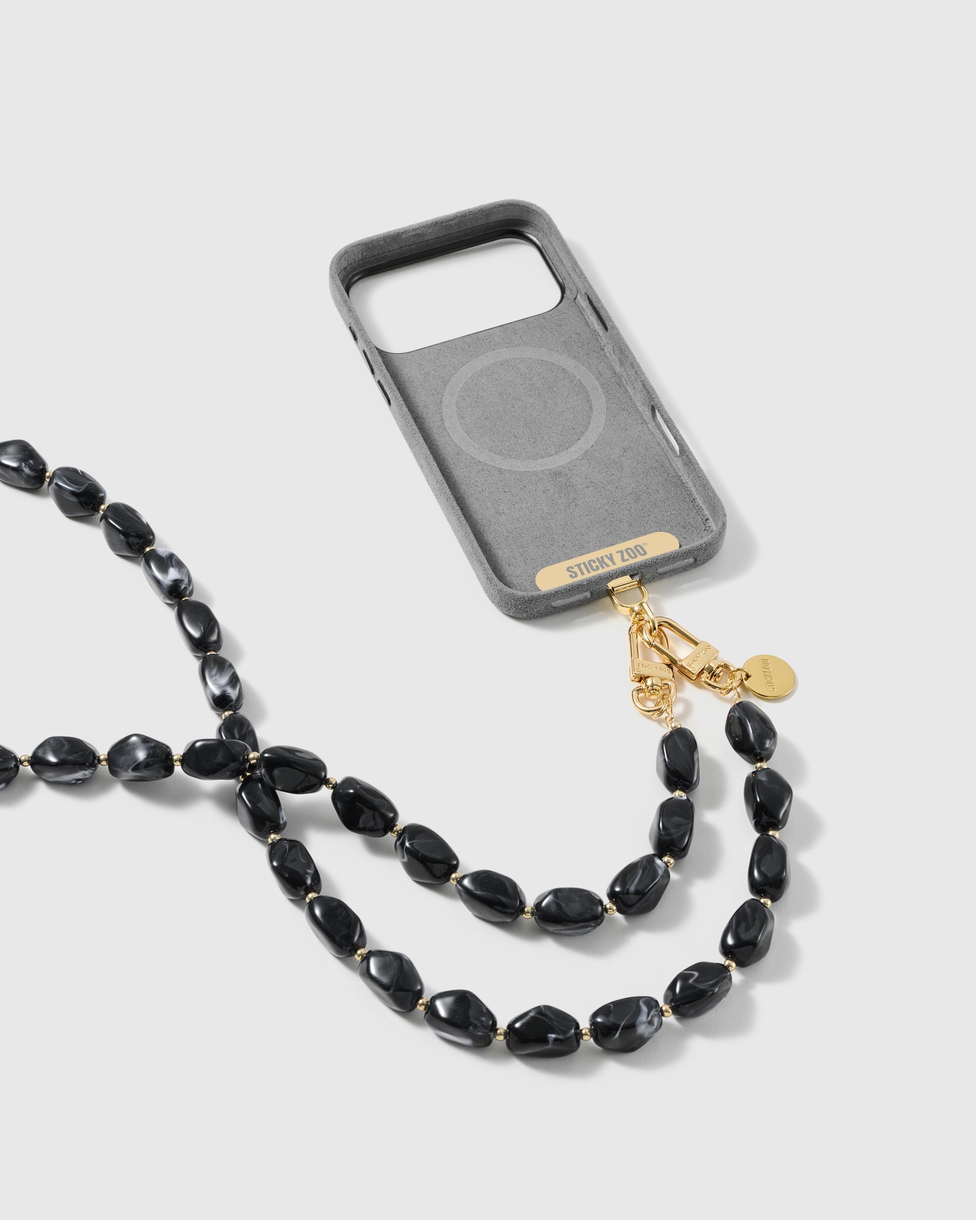 NOIR ORBIT CROSS-BODY PHONE STRAP
