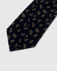 NOIR SCATTERED PAISLEY TIE