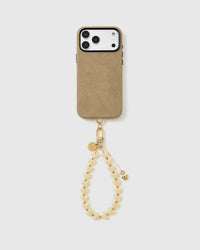 IVORY TEDDY HEART STRAP NG TELEPONO  