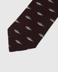 TIE NA BURGUNDY TROUT