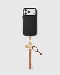 HEIRLOOM NA SALAMIN NA LEATHER NA STRAP PARA SA TELEPONO