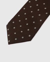 WALNUT POLKA TIE