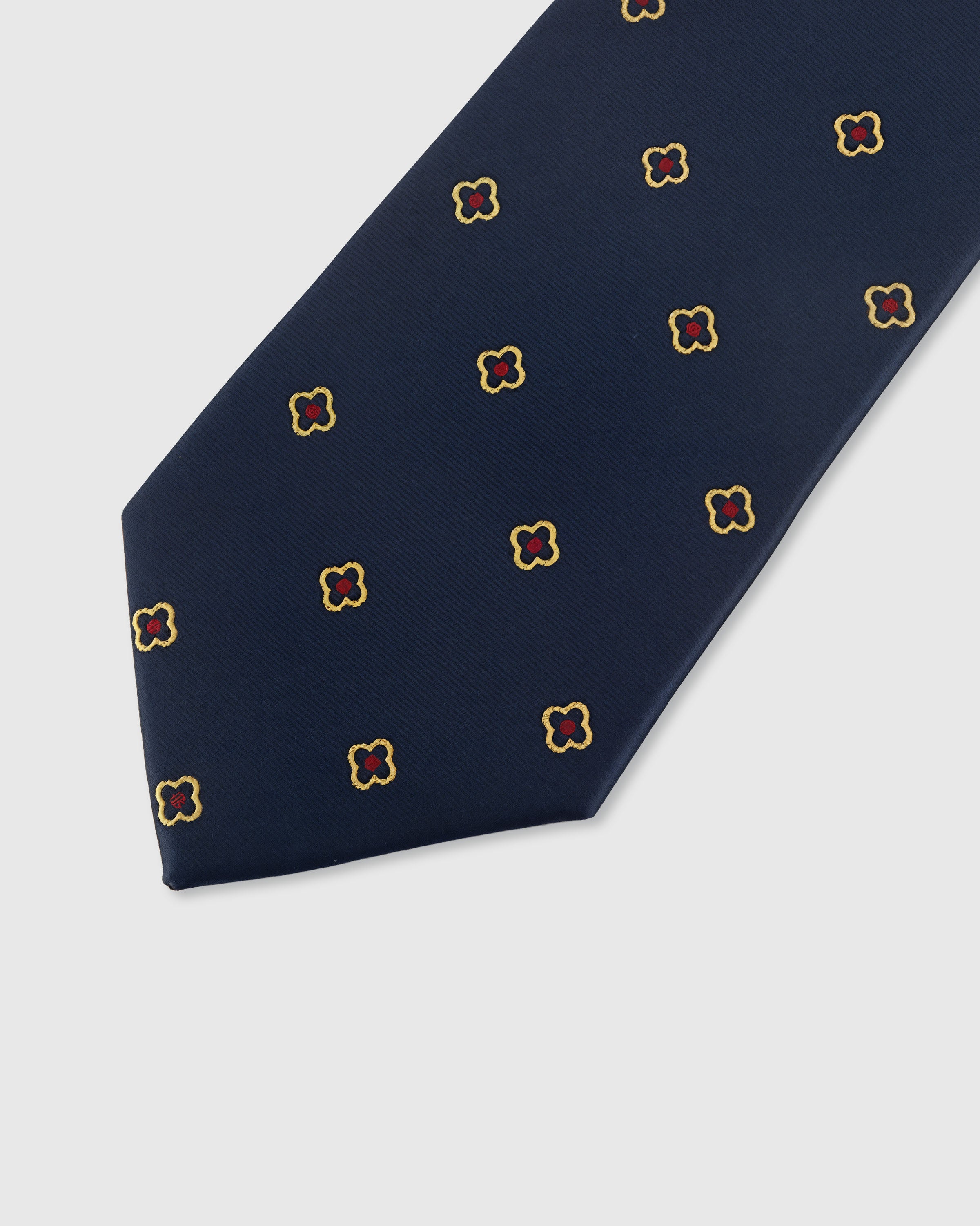 TIE NA NAVY QUATREFOIL