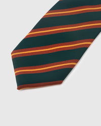 TIE NA CLARET NAVY STRIPE