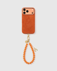 TANGERINE HORSESHOE HEART STRAP NG TELEPONO  