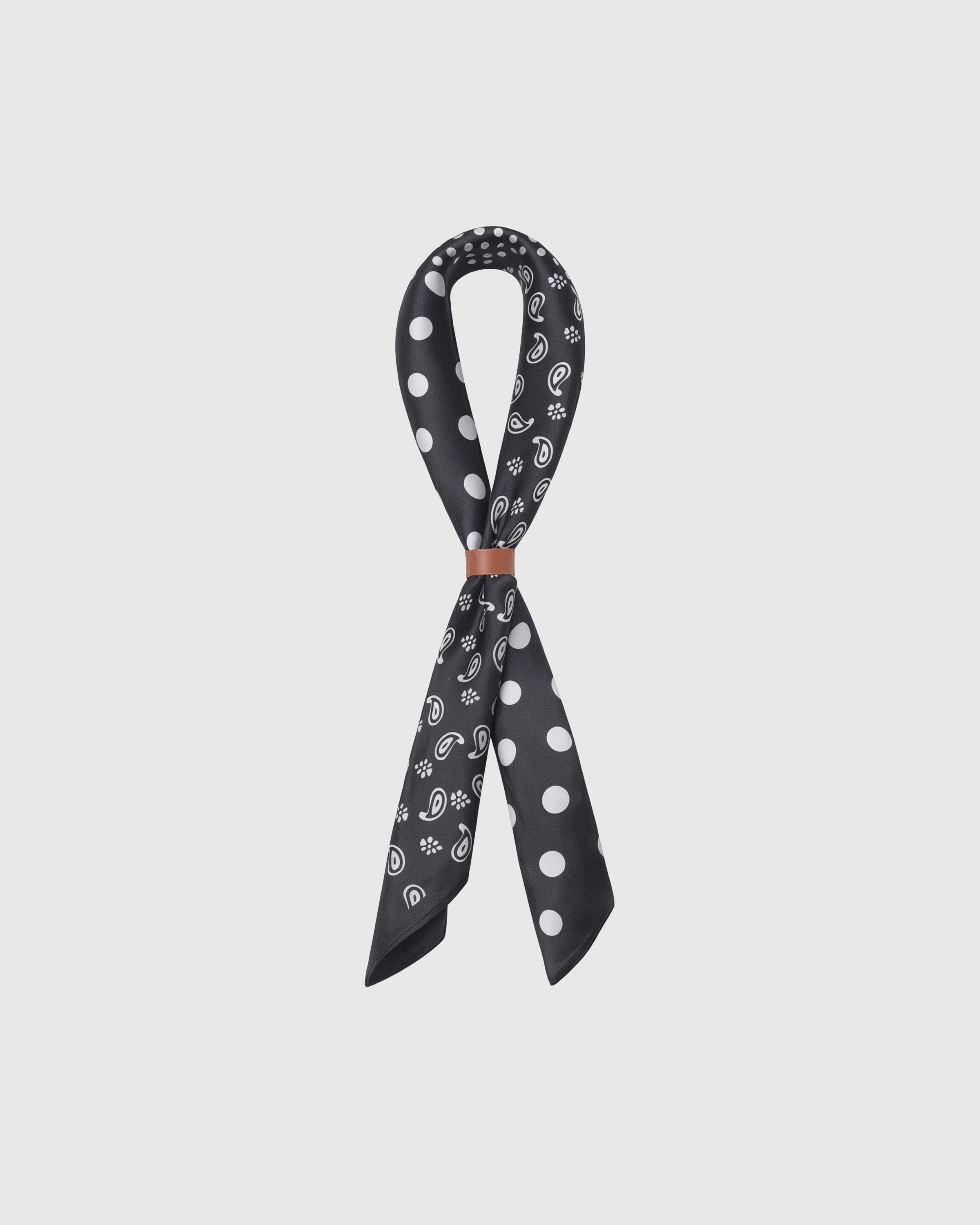 MONOCHROME MIX NA SILK SCARF