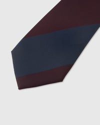 CLARET BLOCK STRIPE NA KWINTAS