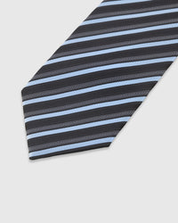CHARCOAL SKY STRIPE NA KWINTAS
