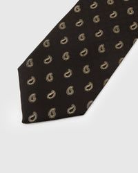 MIDNIGHT PAISLEY TIE