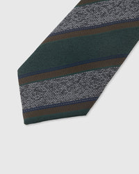 EVERGREEN TEXTURED STRIPE NA KWINTAS