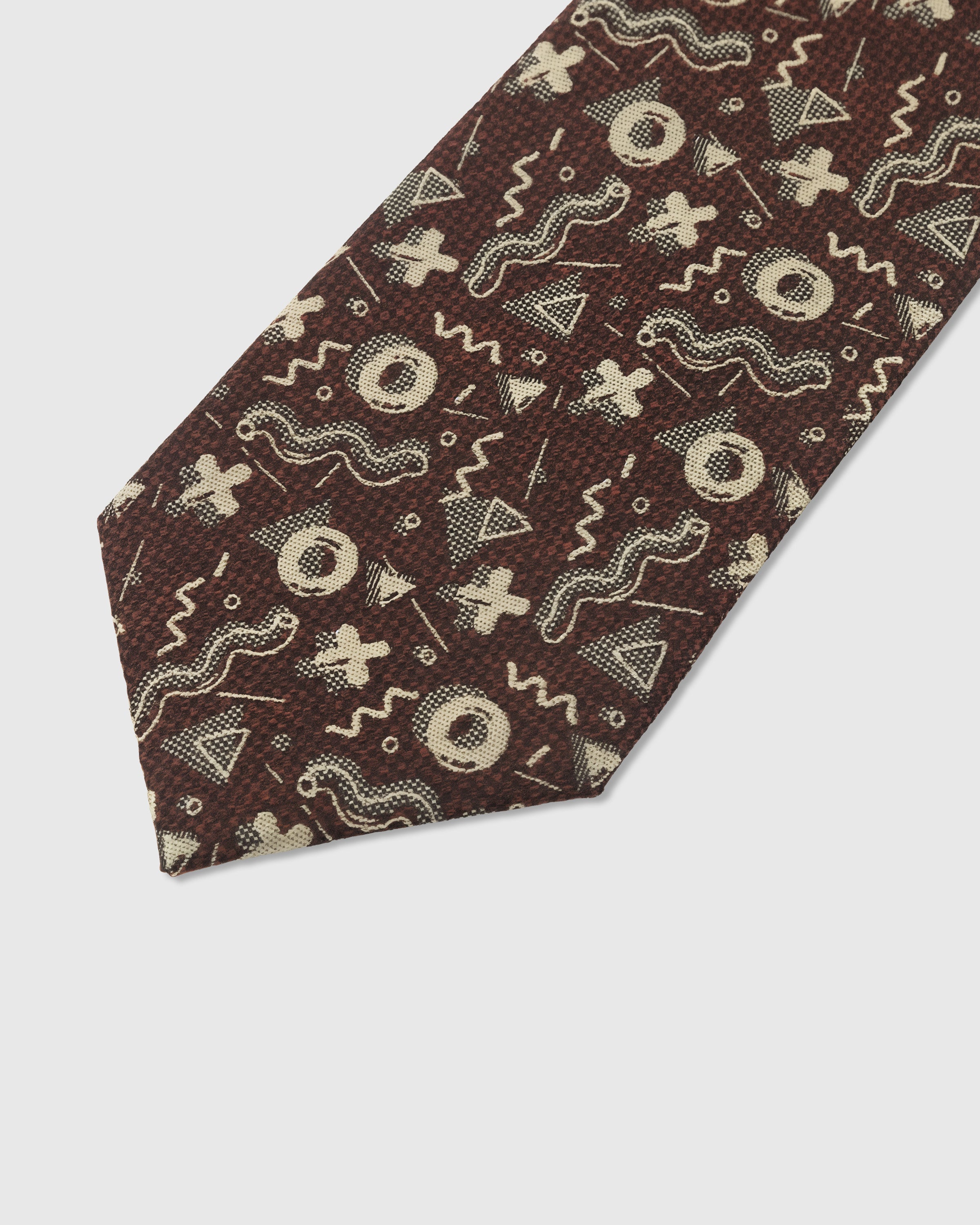 TALI NG COCOA NA ABSTRACT NA MOTIF