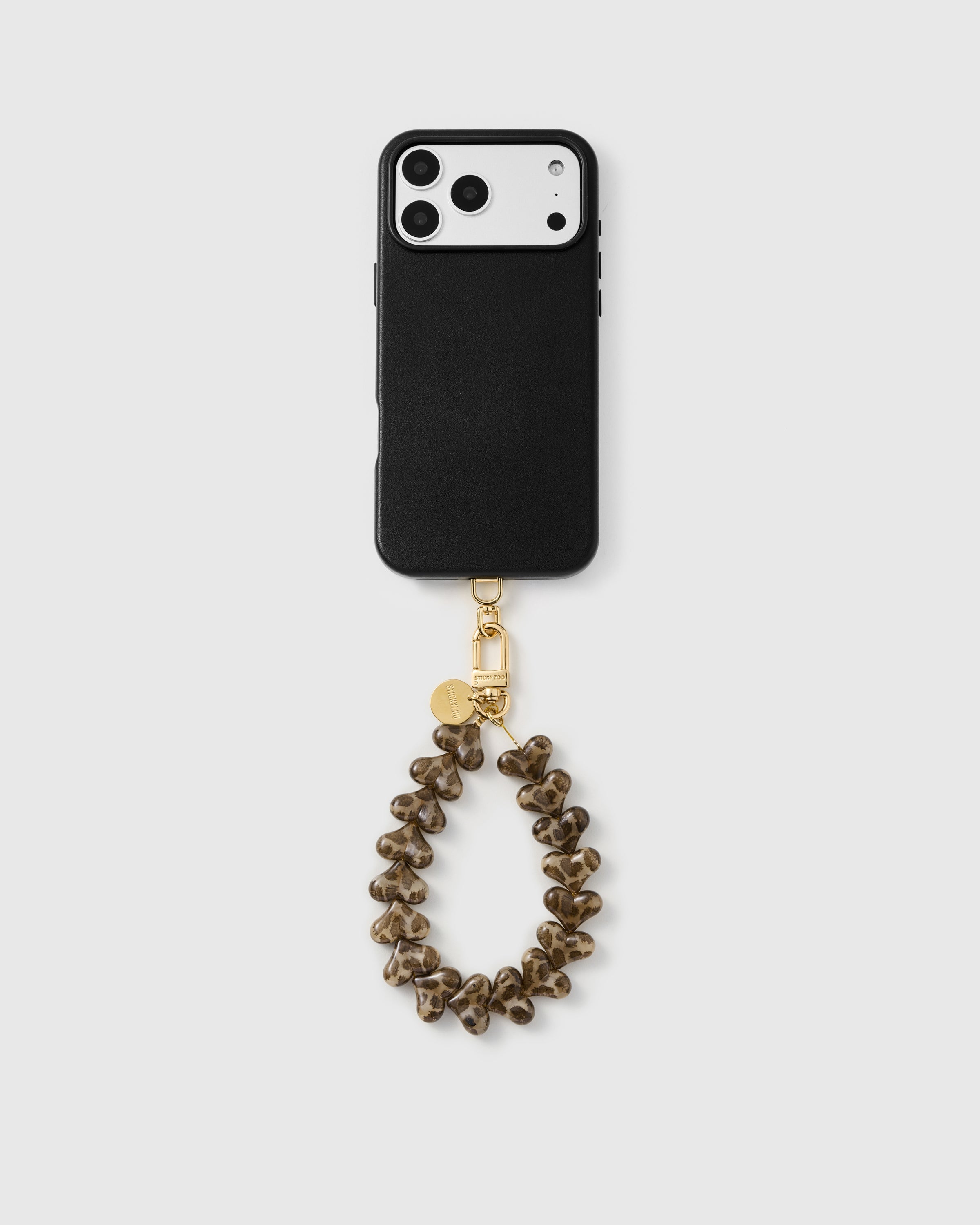 SMOKE LEOPARD HEART STRAP NG TELEPONO  