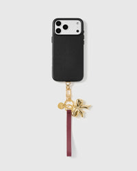 GOLDEN BOW LEATHER STRAP NG TELEPONO  