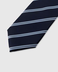 KORBATANG NAVY DOUBLE STRIPE