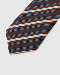 CHESTNUT PAISLEY STRIPE NA KURDITA