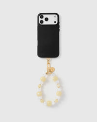 STRAP NG TELEPONO NA MAY BUTTER CRYSTAL CLUSTER