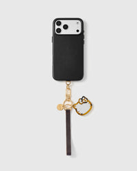 COCOA CAT LEATHER STRAP NG TELEPONO  