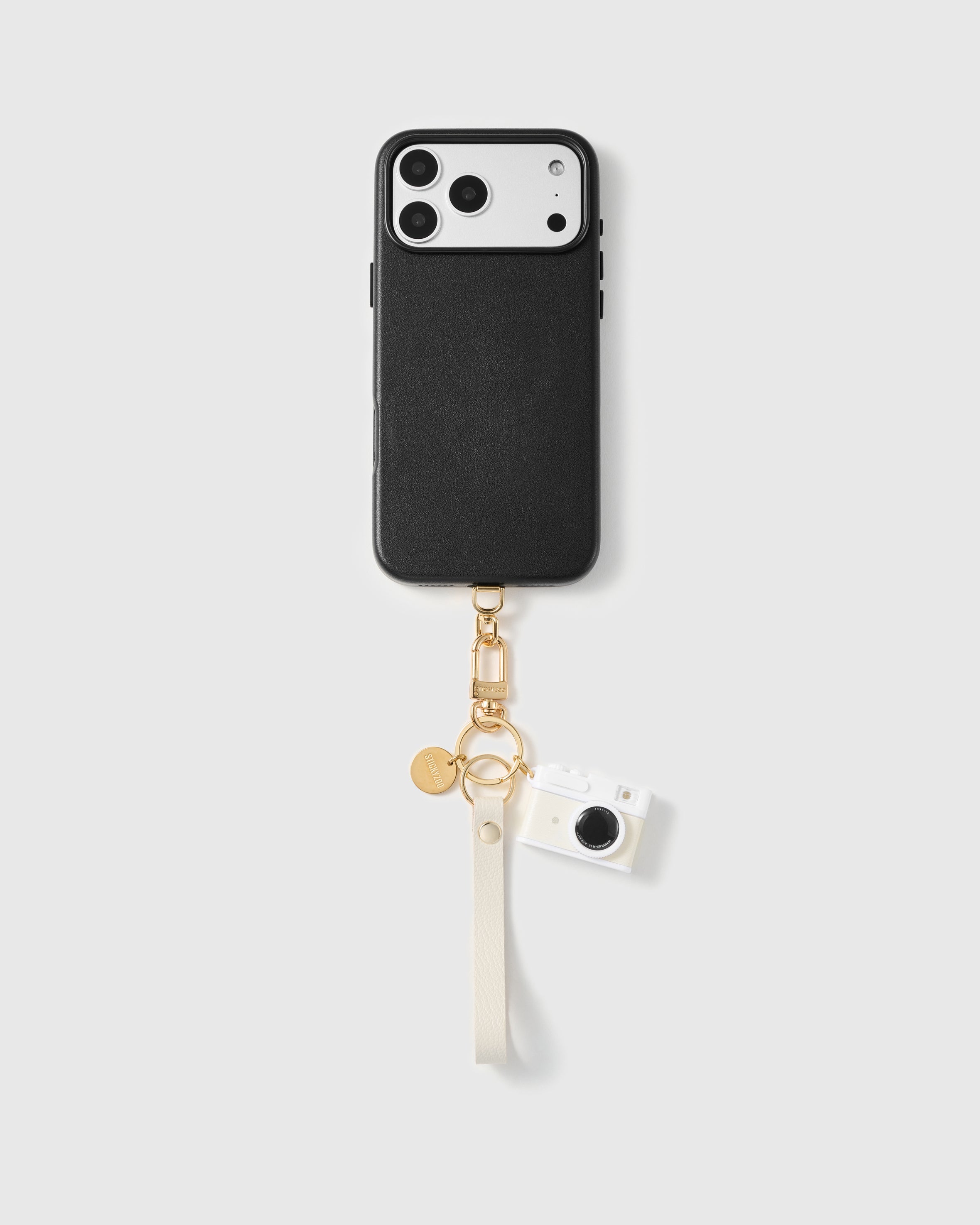 IVORY LENS LEATHER STRAP NG TELEPONO  