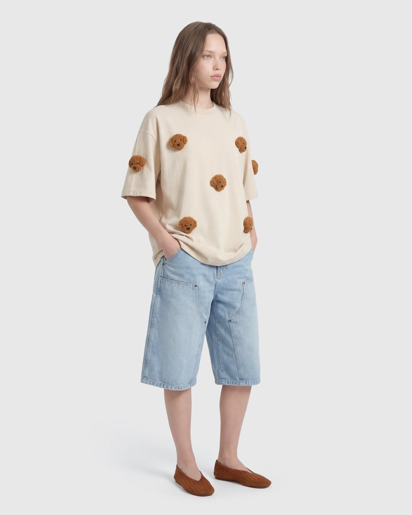 POODLE PARADE NA T-SHIRT